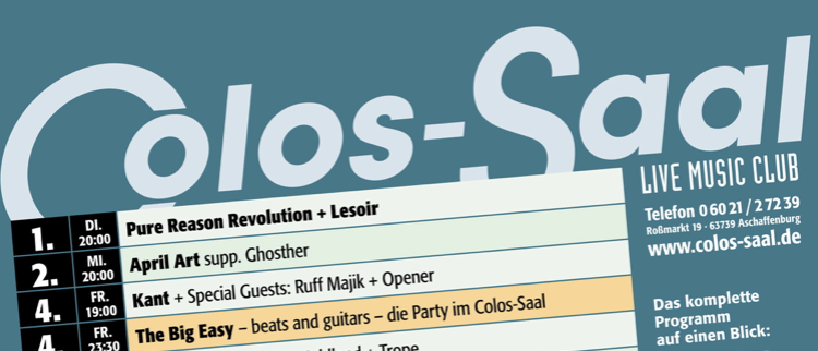 Die Aschaffenburger Kultlocation Colos-Saal wird 40