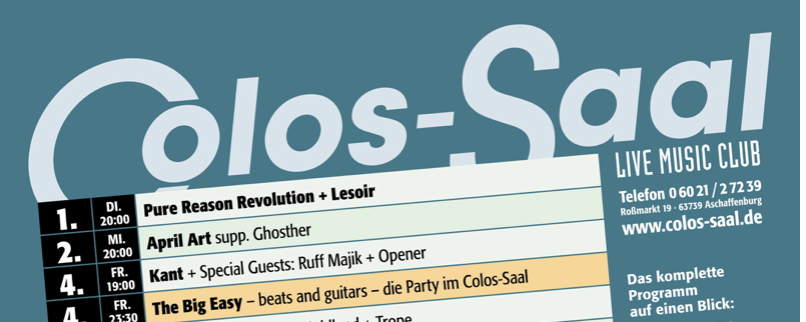 Die Aschaffenburger Kultlocation Colos-Saal wird 40