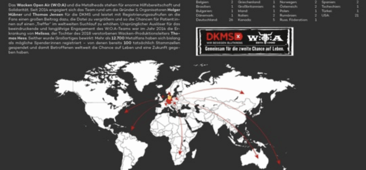Leben retten mit dem Wacken Open Air und der DKMS