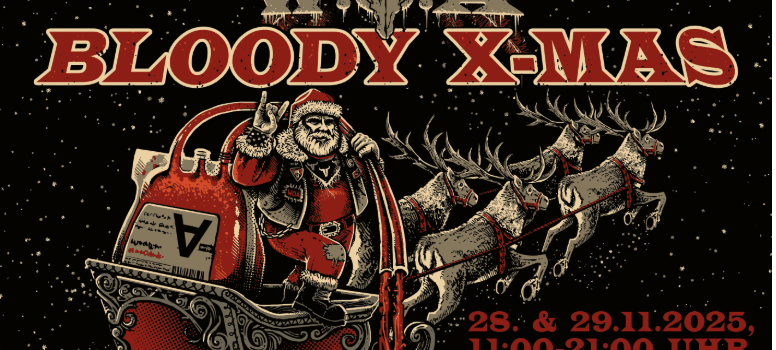 Bloody X-Mas Markt 2025 – Blutspendeaktion des Wacken Open Air und der ZTB Blutspende der Charité – Universitätsmedizin Berlin