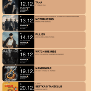 4 Ticket-Verlosungen für das Nachtleben Frankfurt – Motoerjesus, Fillies, Watch me rise und Mandowar