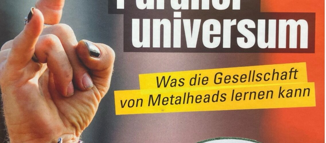 LESUNG in KELTERN: WACKEN – das perfekte Paralleluniversum: Was die Gesellschaft von Metalheads lernen kann.