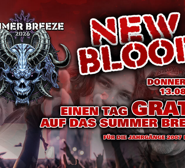 SUMMER BREEZE 2026 – NEW BLOOD Nachwuchs-Gästeliste und komplette Running Order