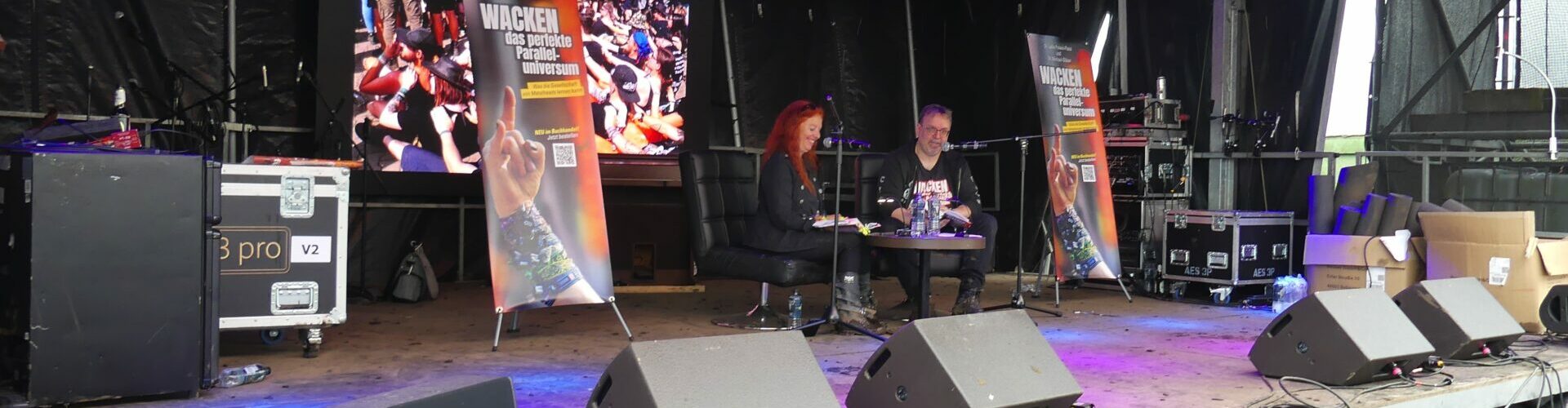 MEET & GREET / SIGNIERSTUNDE am 1. 8. im W:O:Art Zelt des Wacken Foundation Camps mit den Autoren des Buchs „Wacken – das perfekte Paralleluniversum. Was die Gesellschaft von Metalheads lernen kann“