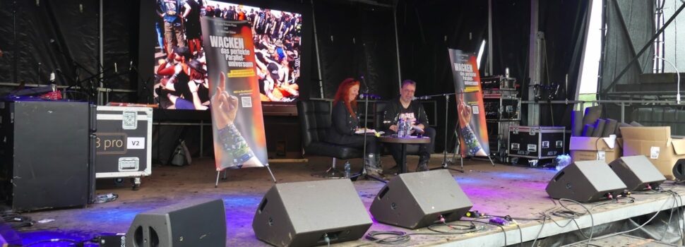 MEET & GREET / SIGNIERSTUNDE am 1. 8. im W:O:Art Zelt des Wacken Foundation Camps mit den Autoren des Buchs „Wacken – das perfekte Paralleluniversum. Was die Gesellschaft von Metalheads lernen kann“
